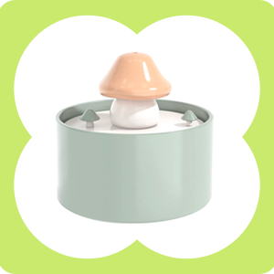 61oz / 1.8L Mushroom Cat Water Fountain