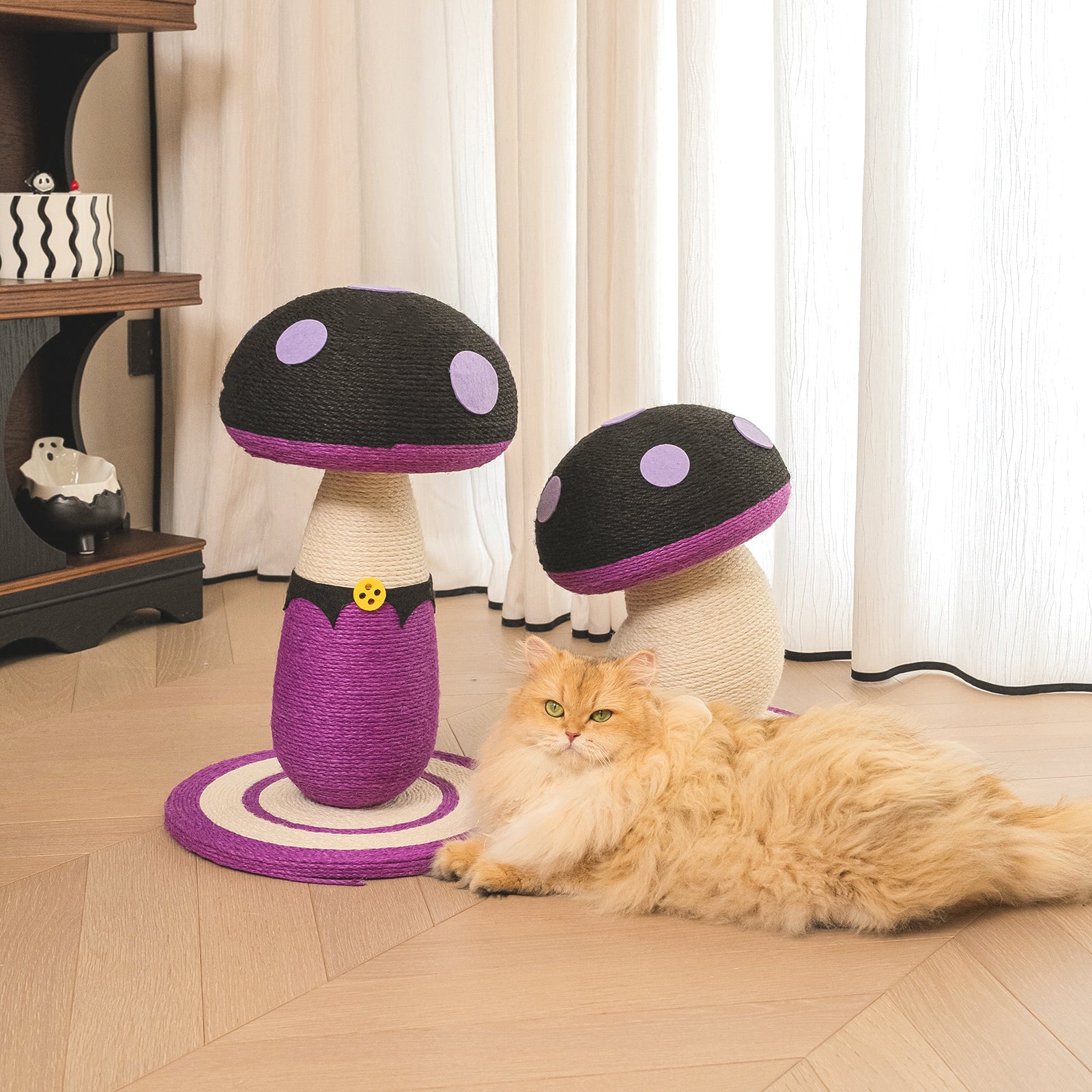 Purple Poison Mushroom Cat Scratcher
