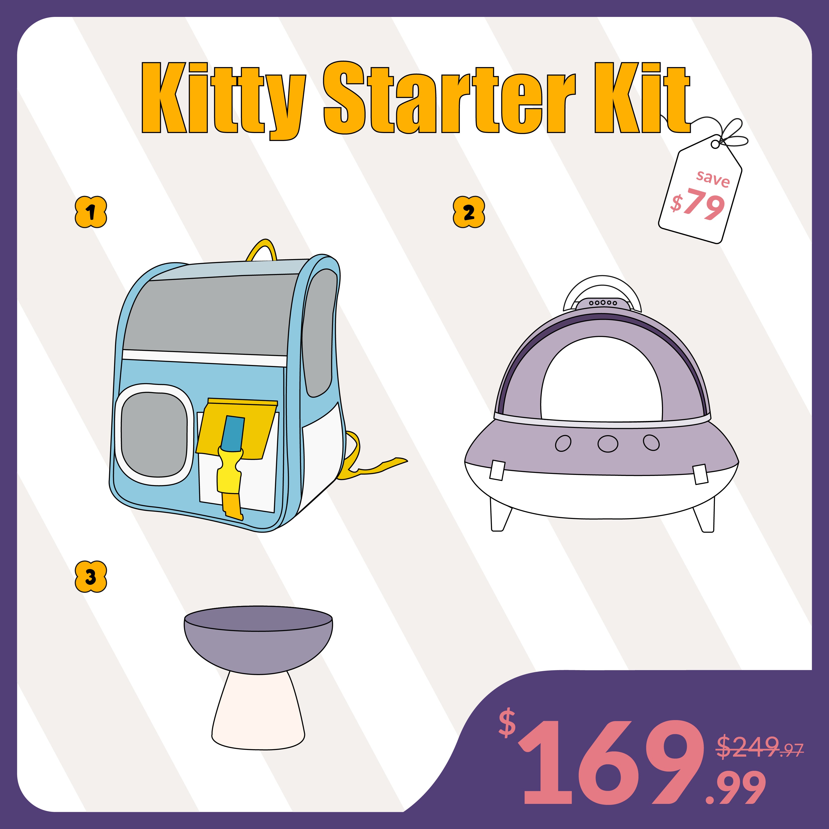 Kitty Starter Kit-New Cat Parents Must Have