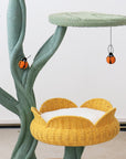 Yellow Tulip Cat Tree