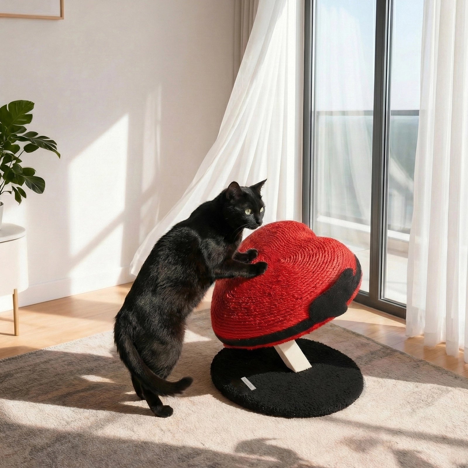 Flying Heart Cat Scratcher