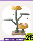 Yellow Tulip Cat Tree