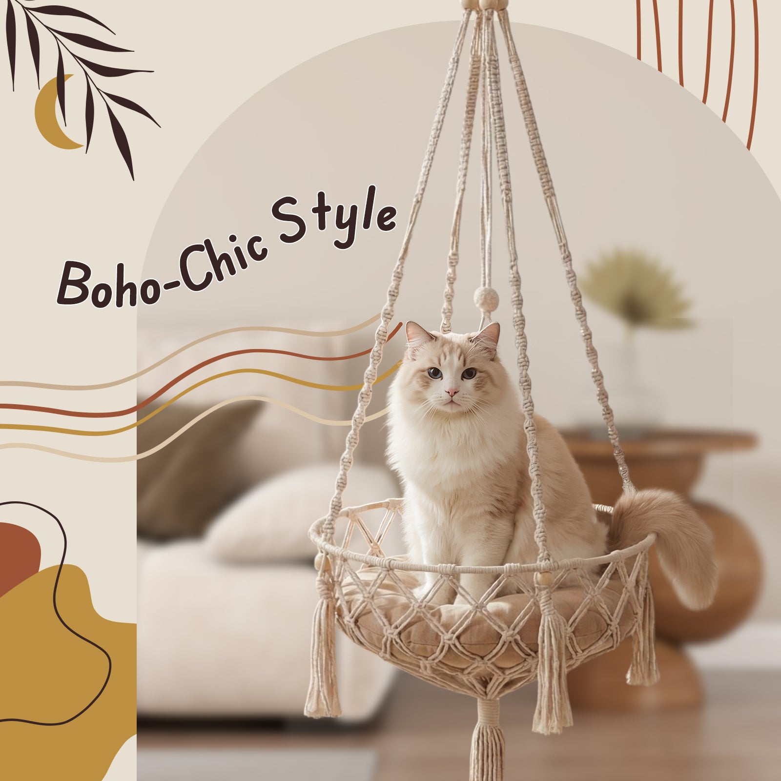 Bohemia Style Cat Hammock