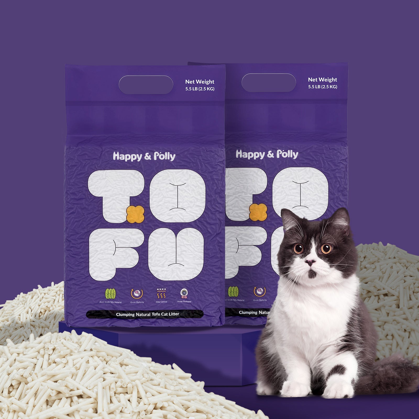 Clumping Natural Tofu Cat Litter
