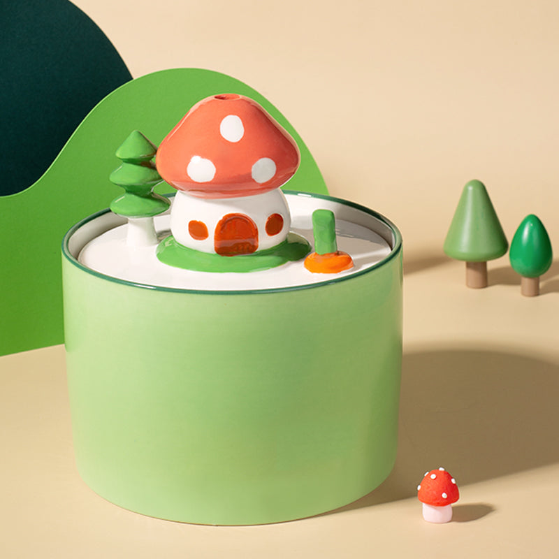 Mushroom House Water Fountain