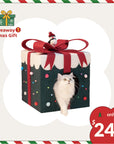 Santa's Special Delivery Cat Bed