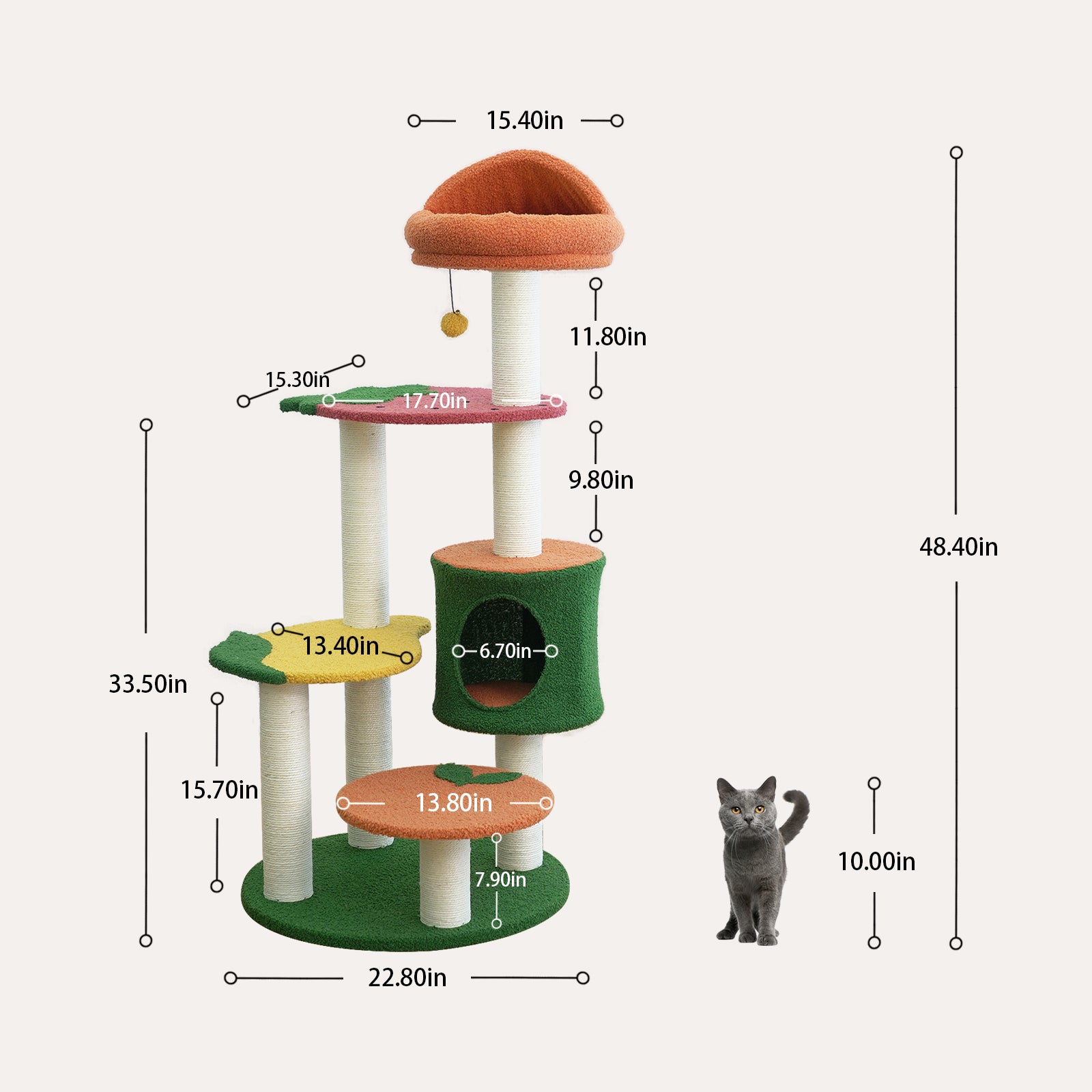 Fruit World Cat Tree