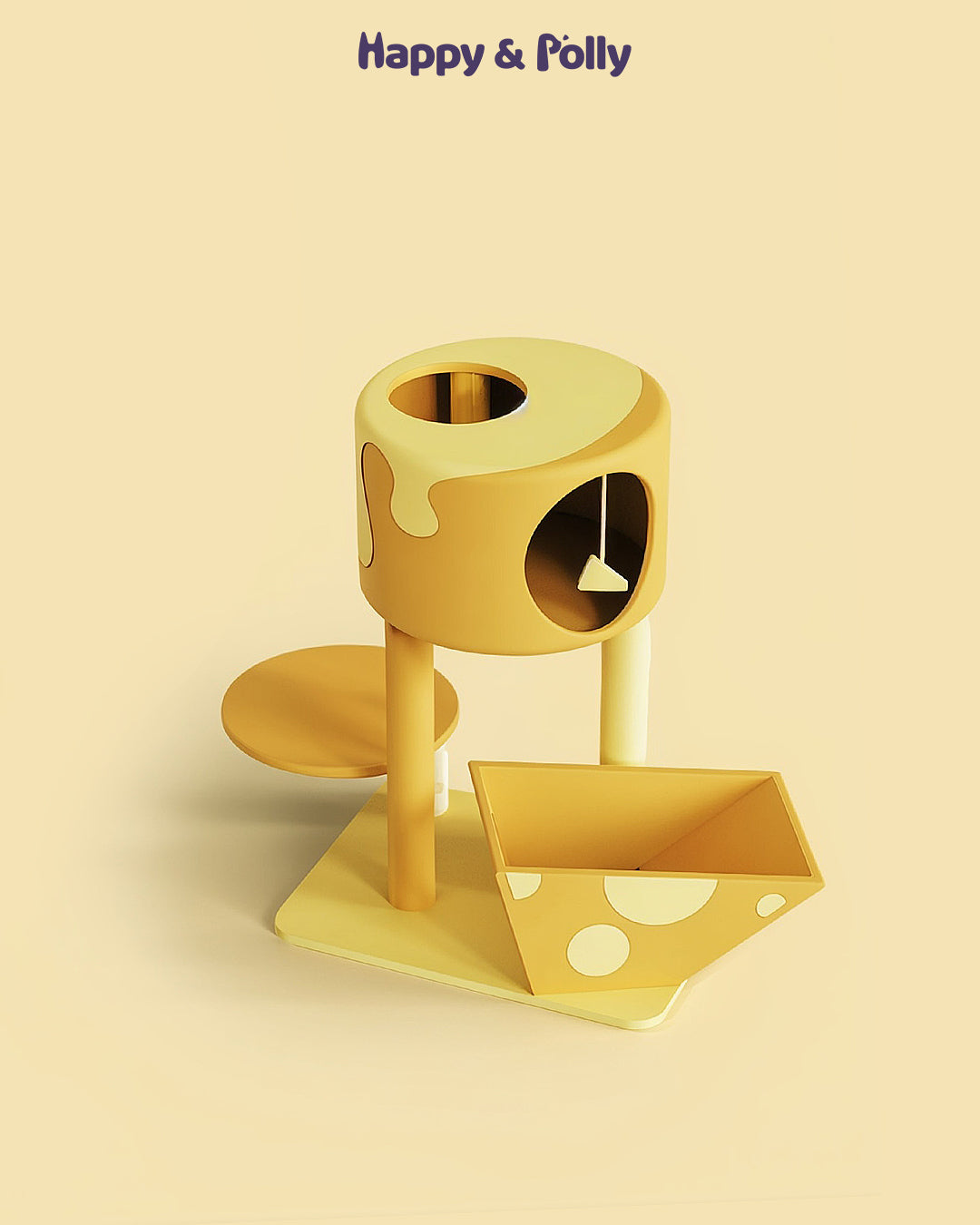 Transformable Cheese Cat Tree