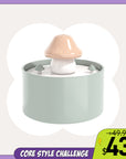 Mushroom Cat Water Fountain