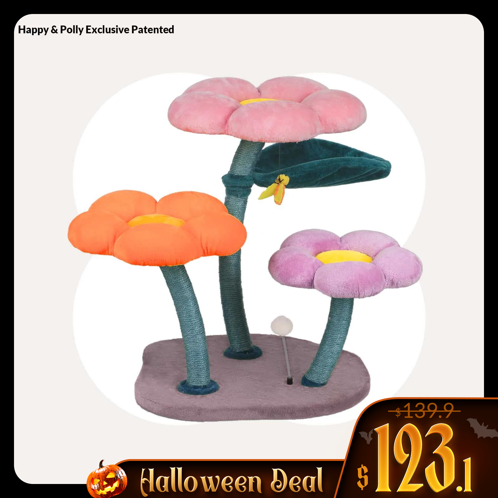 Bloomy Flower Cat Tree