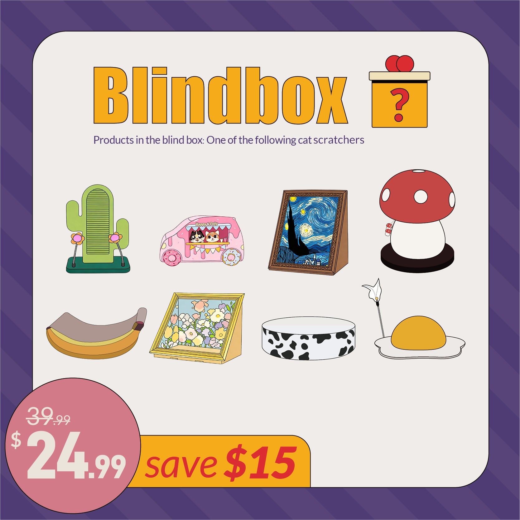 Cat Scratcher Blind Box