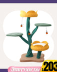 Yellow Tulip Cat Tree