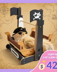 2-Tier Pirate Ship Cat Bed
