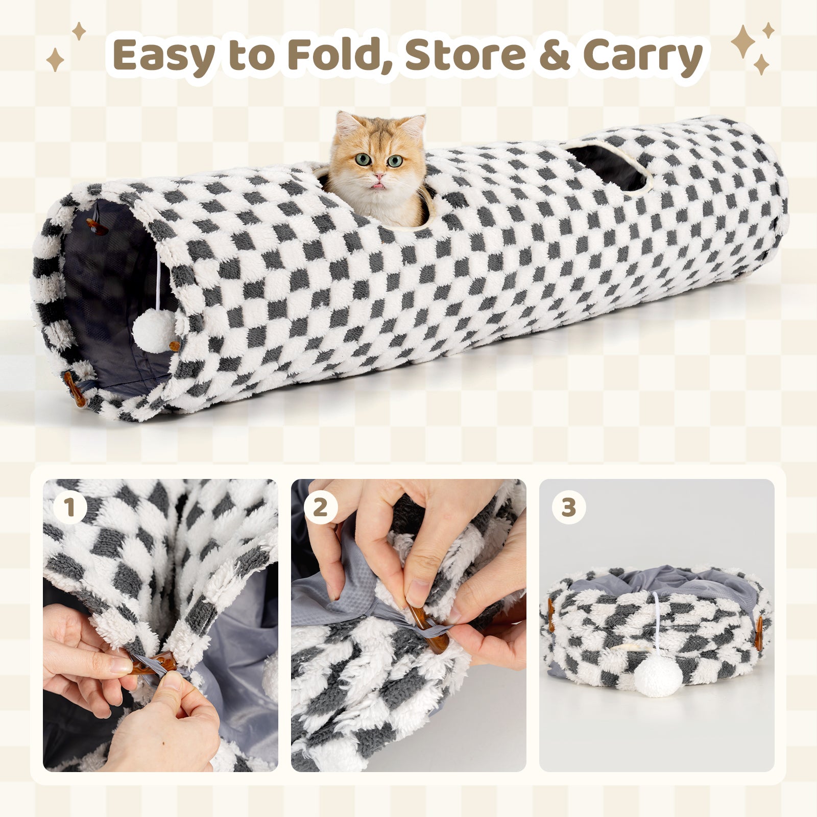 Elves in the Checkerboard Cat Tunnel