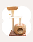 Brown Rattan Cat Tree