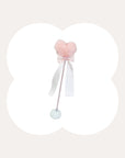 Pink Heart  Cat Teaser Wand