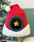 Santa Hat Cat Tree