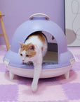 Spaceship Cat Litter Box