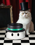 26.5oz / 750ml Top Hat Cat Bowl Set