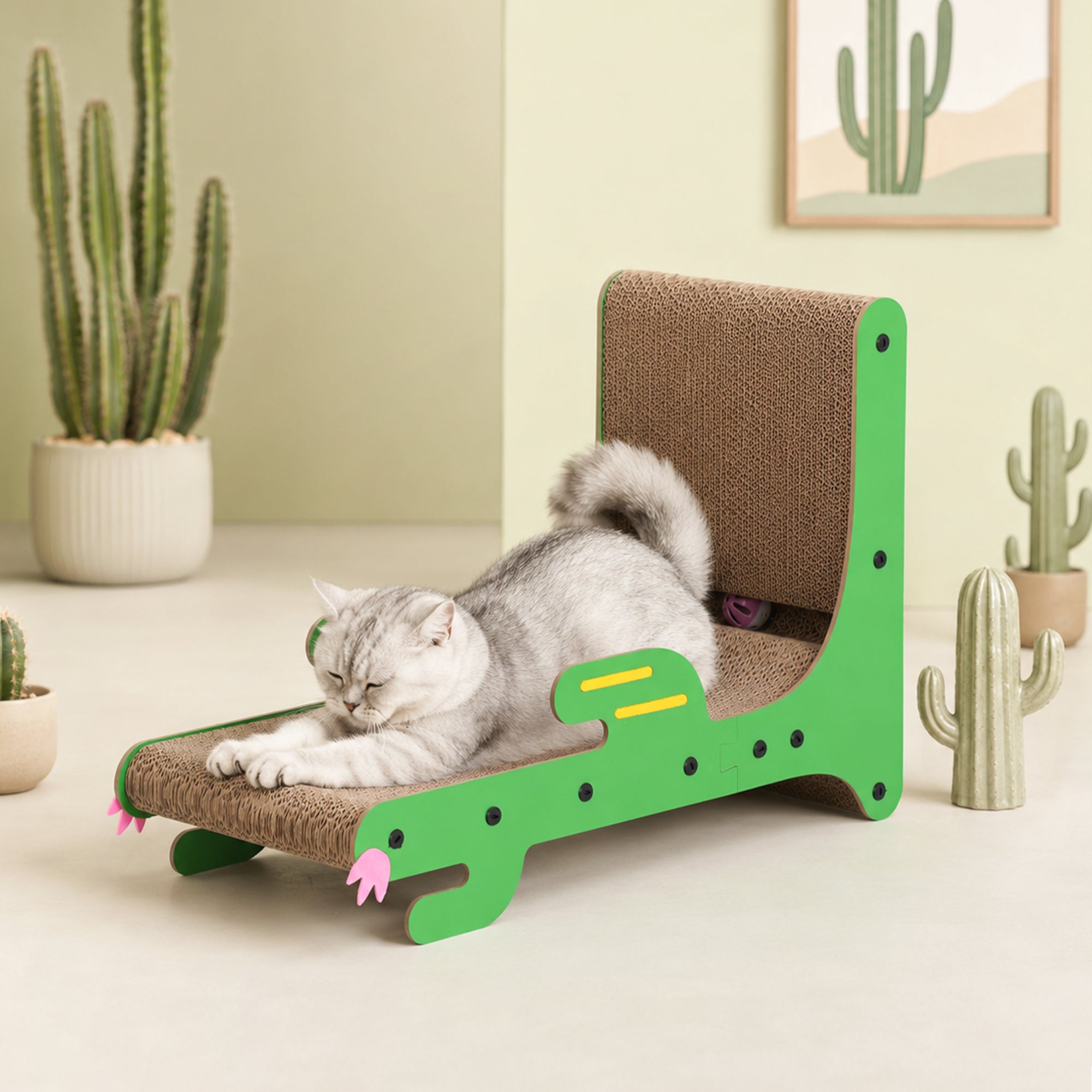 Desert Bloom Cactus Scratcher