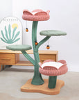 Yellow Tulip Cat Tree