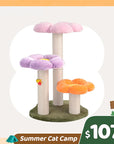 Three Flower Cat Tree