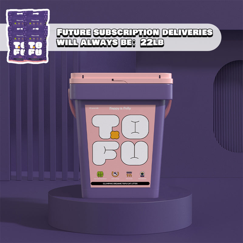 Clumping Organic Tofu Cat Litter