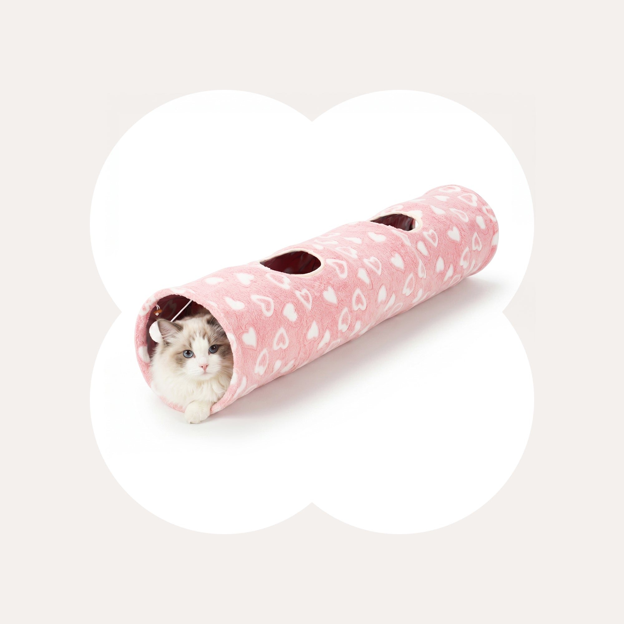 Sweetheart Snuggle Cat Tunnel Bed