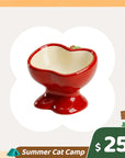 9oz Apple Bliss Elevated Cat Bowl