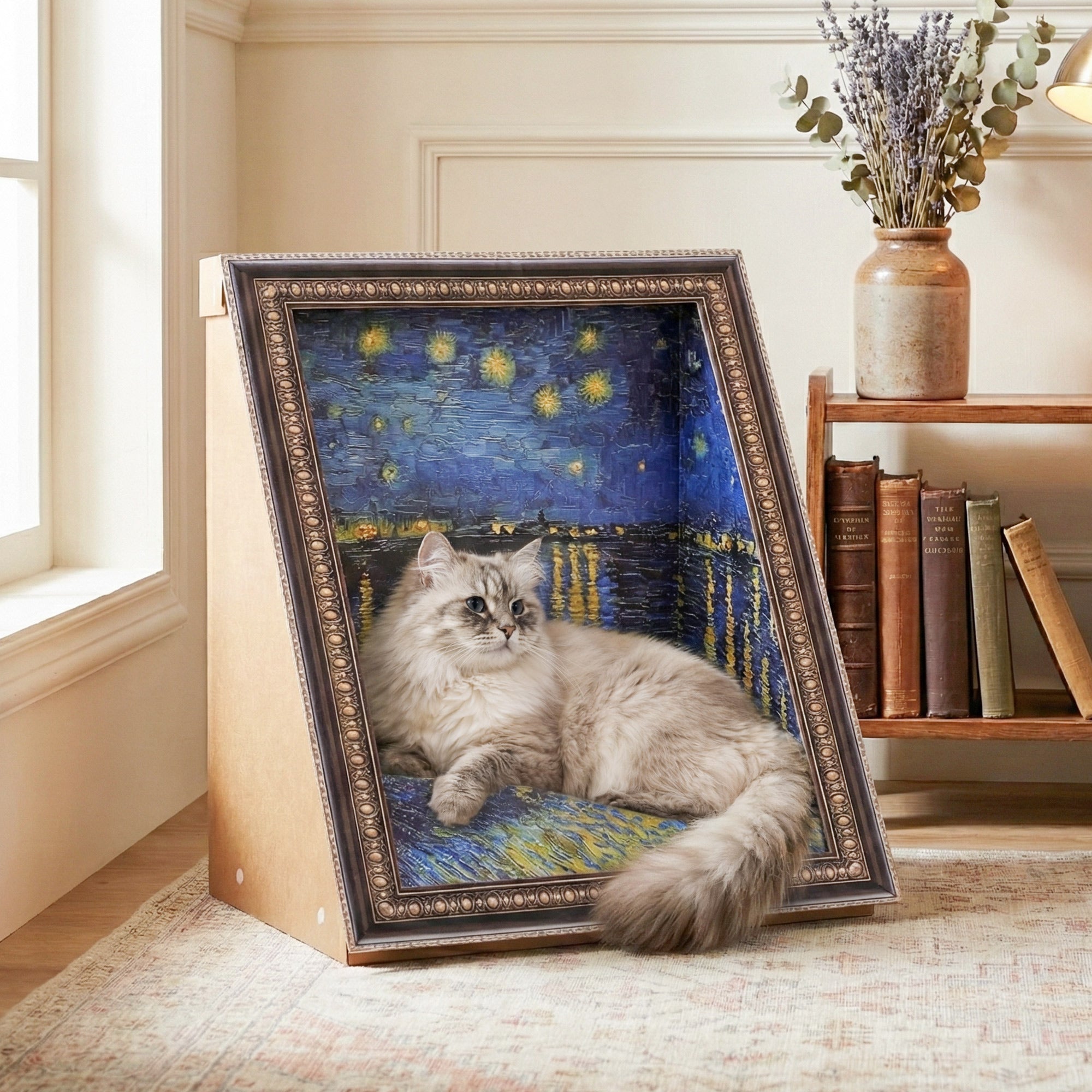 3D Retro Art Cat Scratcher