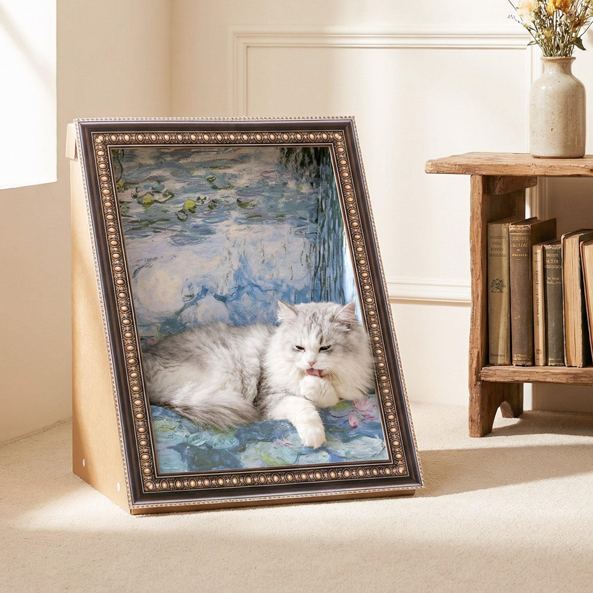 3D Retro Art Cat Scratcher