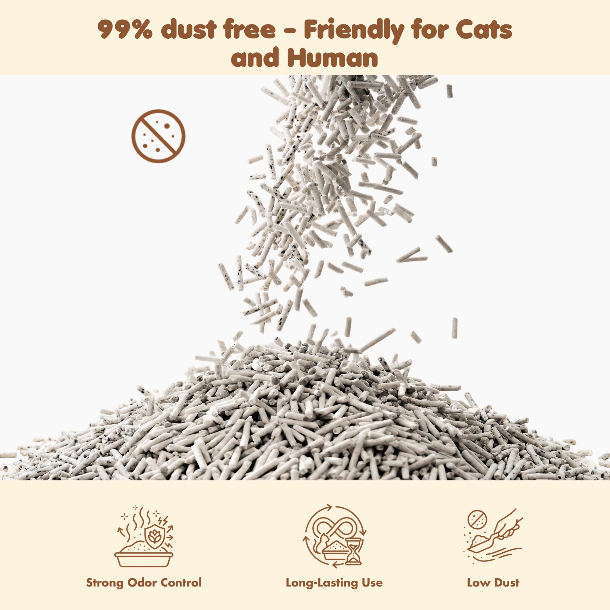 Coconut Charcoal Tofu Cat Litter