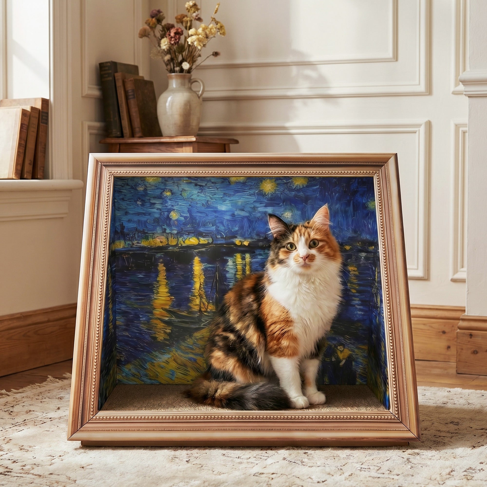Retro Art Cat Scratcher
