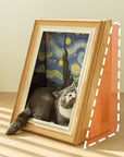 Wooden Art Cat Scratcher House