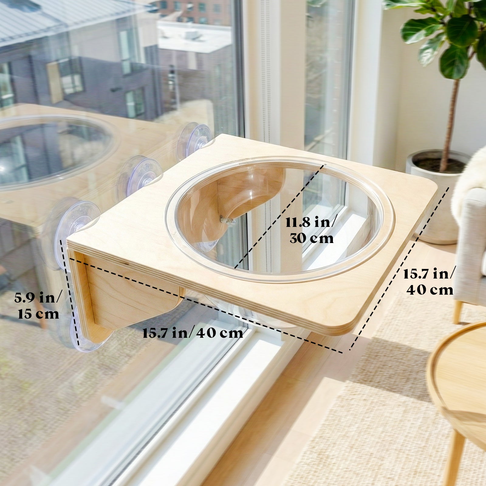 Cat Window Perch Suction Cup Hammock