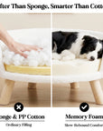 Cat Sofa Bed with Removable Padded Cushion