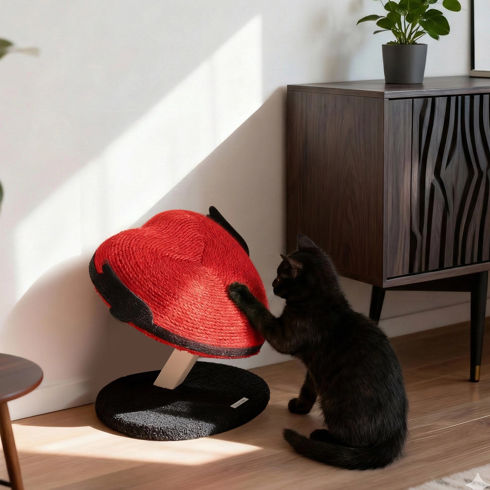 Flying Heart Cat Scratcher