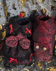 Halloween Gothic Rose Costume for Cats