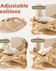 Foldable Cat Lounge Chair With Scratching Surface