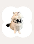 Black Bow Cat Bib