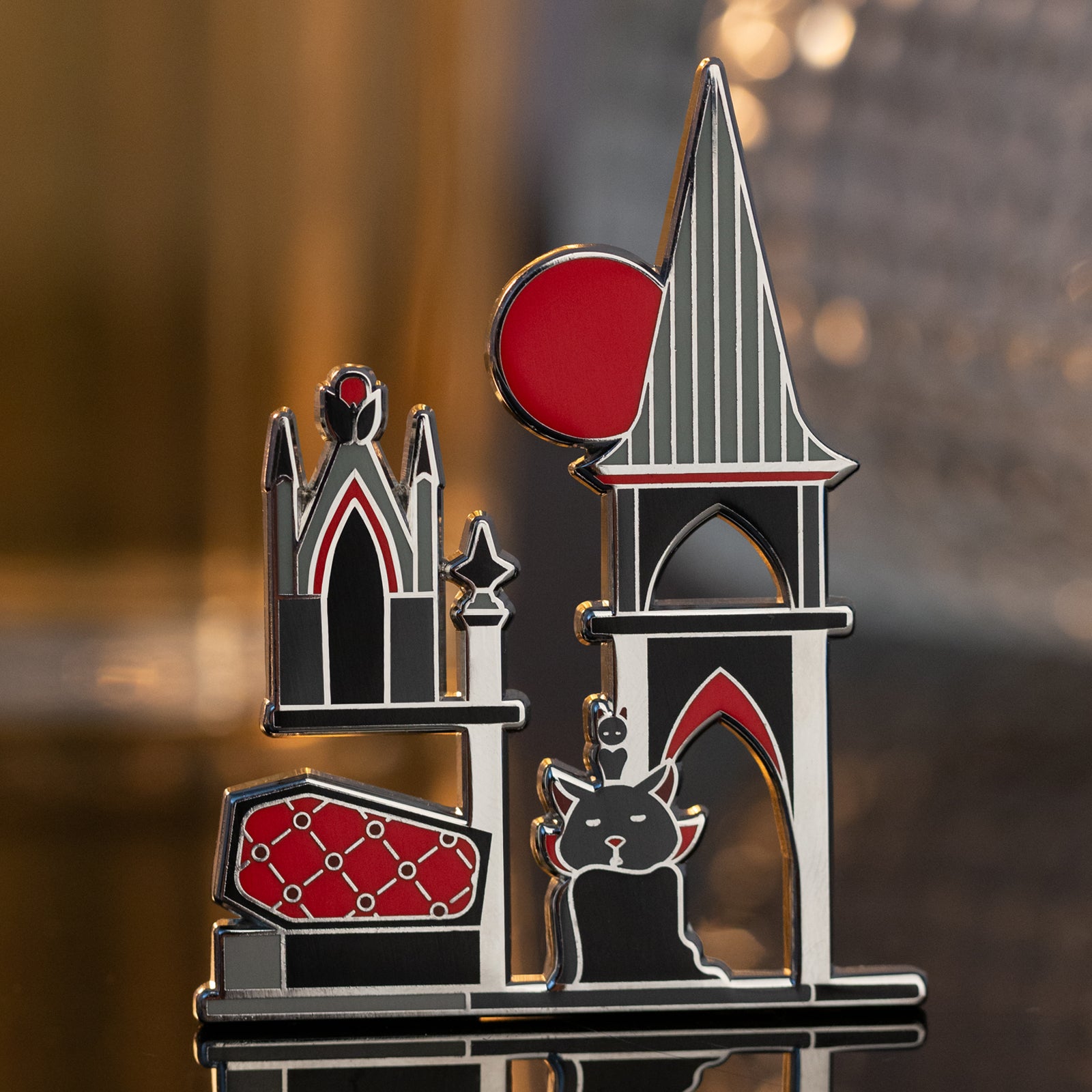 Gothic - Metal Enameled Pin