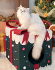 Santa's Special Delivery Cat Bed