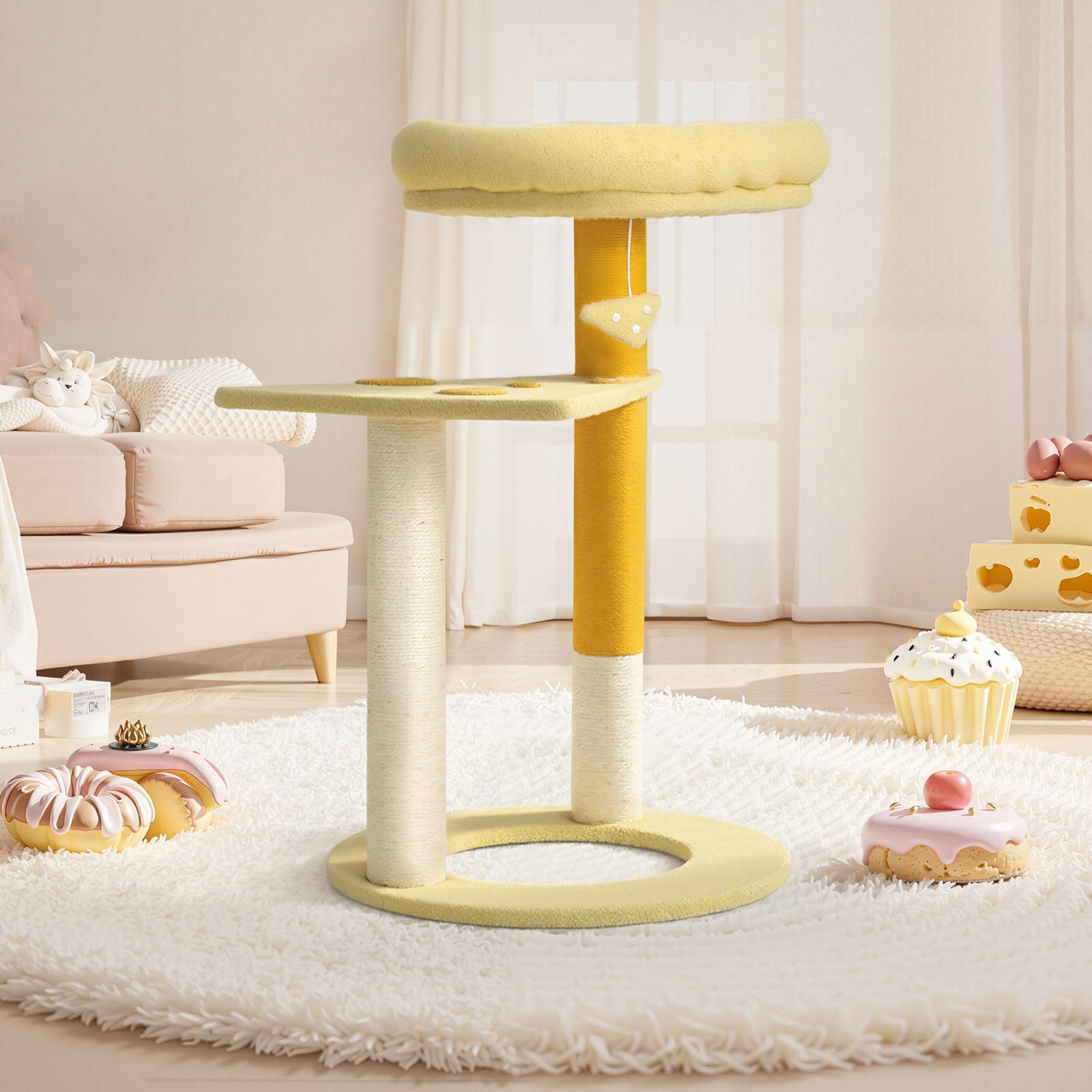 Transformable Cheese Cat Tree