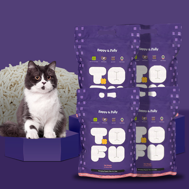 Clumping Organic Tofu Cat Litter