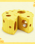 Cheese Hide & Seek Cat Tunnel Bed