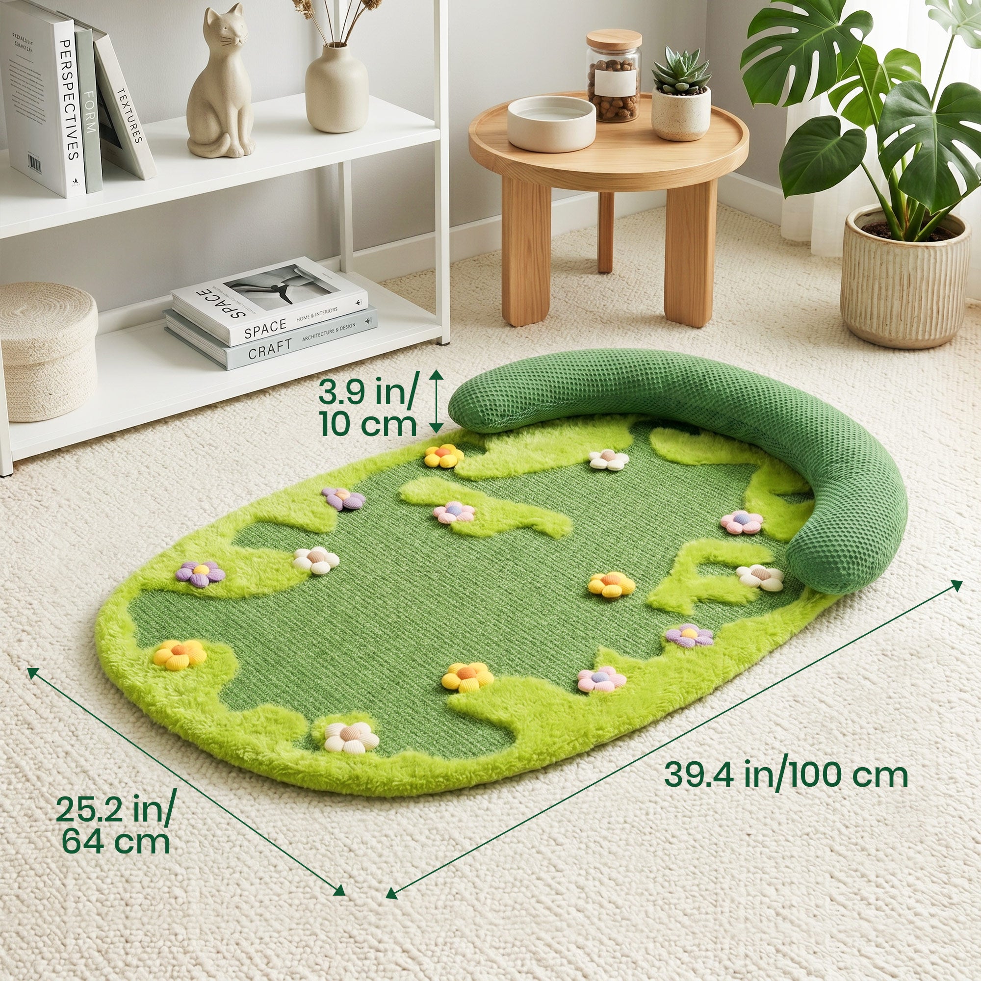 Wildflower Garden Cat Scratcher Mat