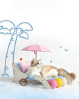 Summer Beach Lounge Cat Bed