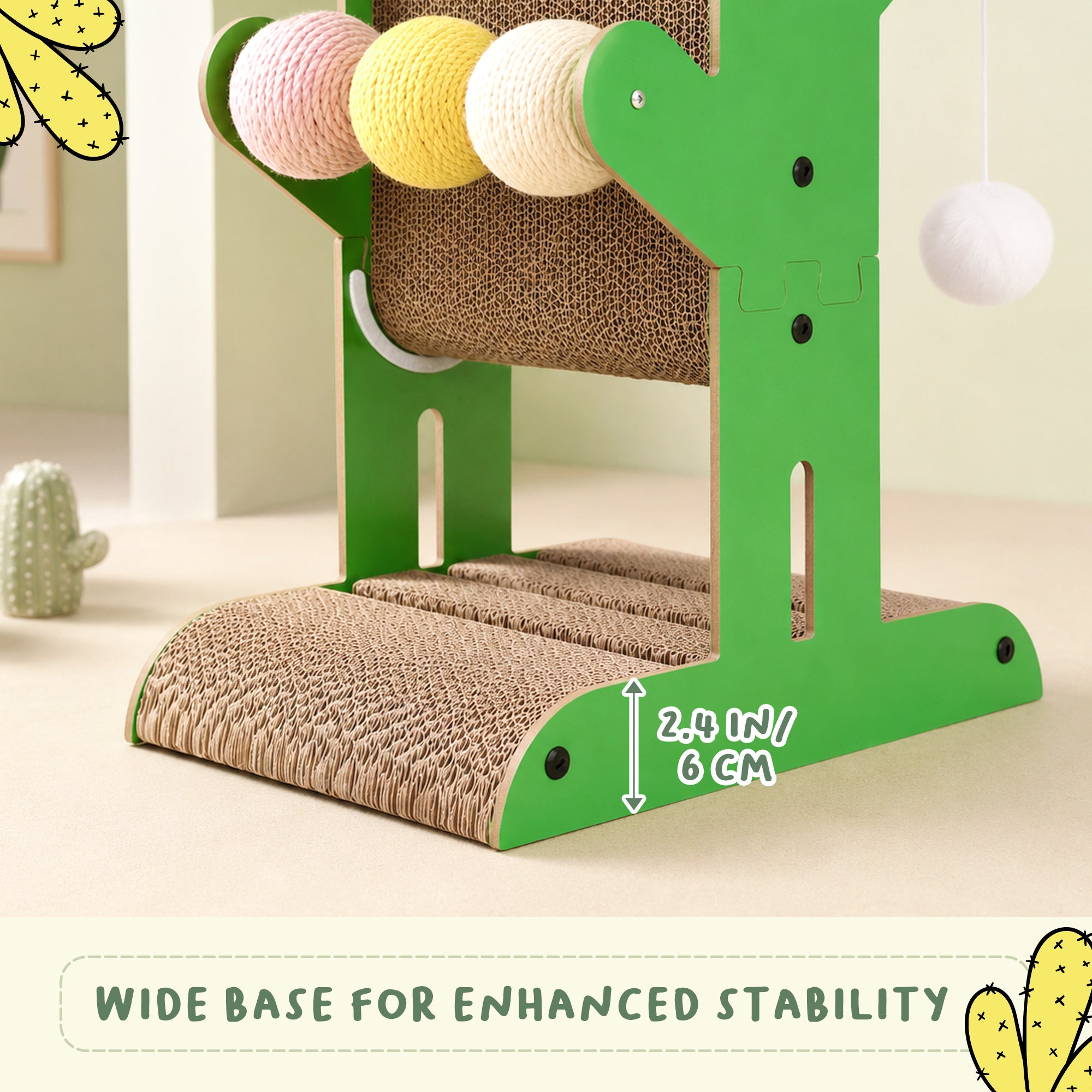 Desert Bloom Cactus Scratcher