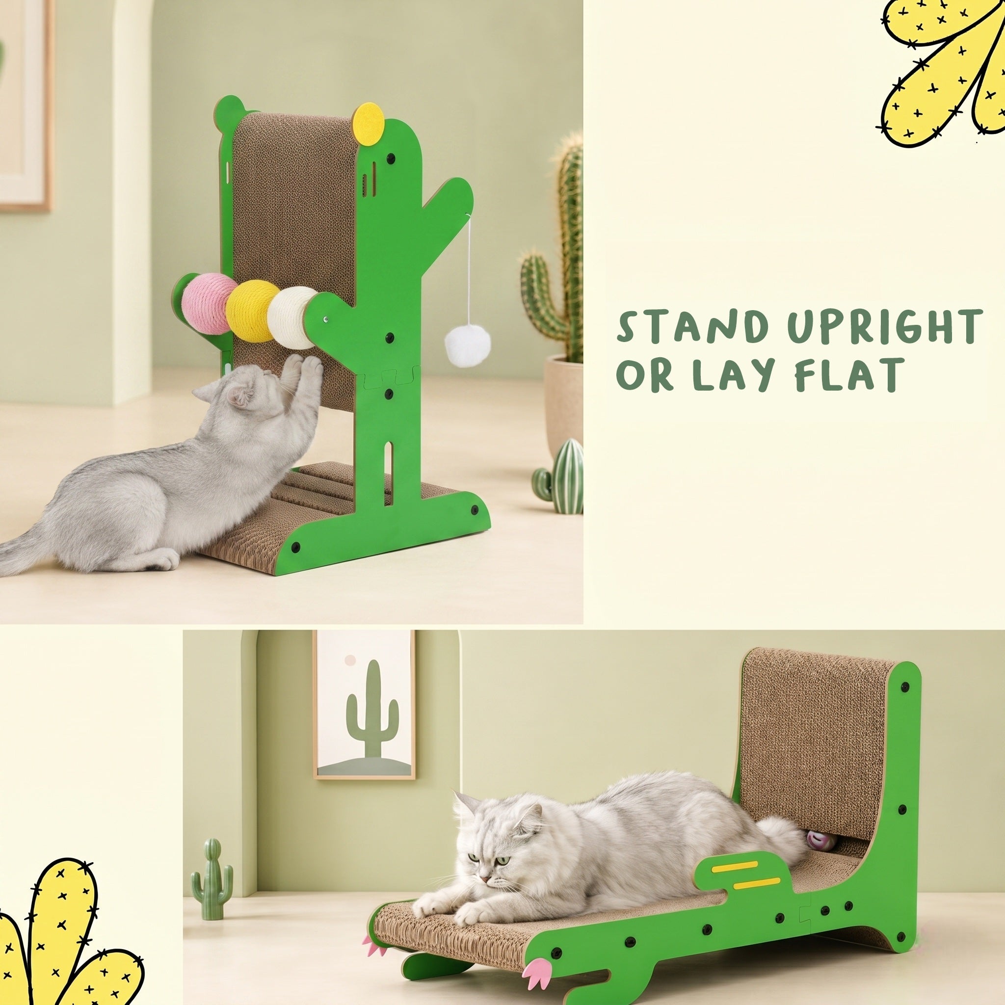 Desert Bloom Cactus Scratcher