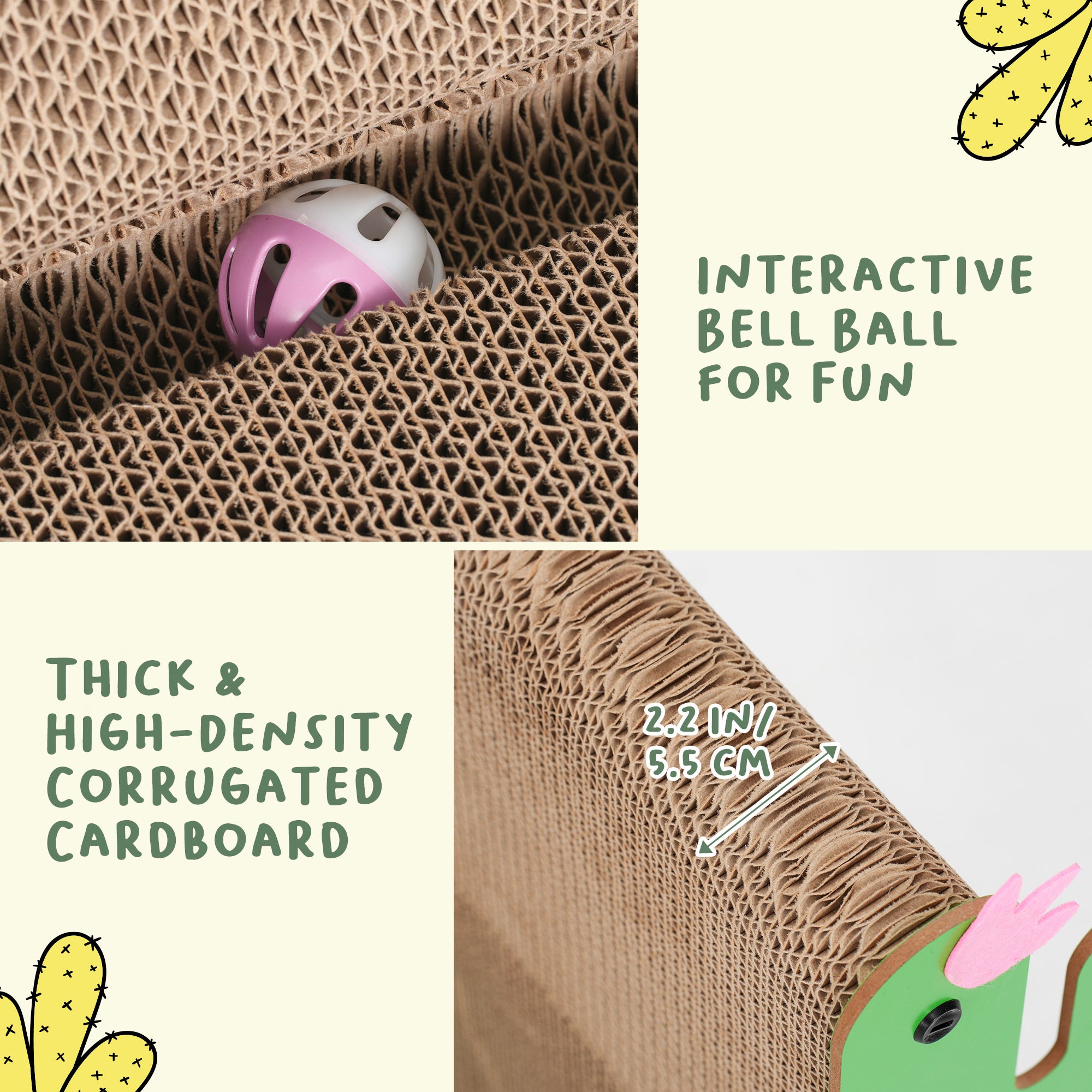 Desert Bloom Cactus Scratcher
